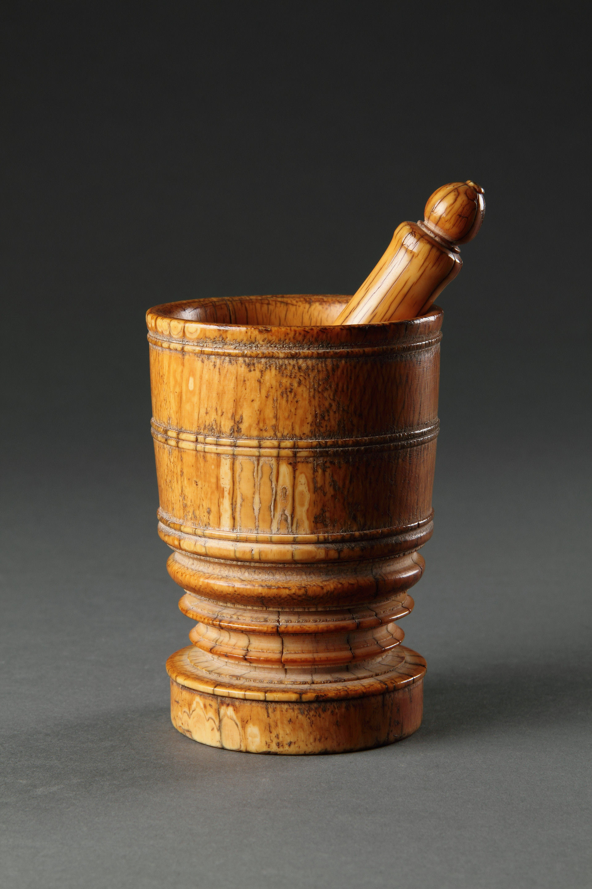 Indo-Portuguese Apothecary’s Ivory Mortar